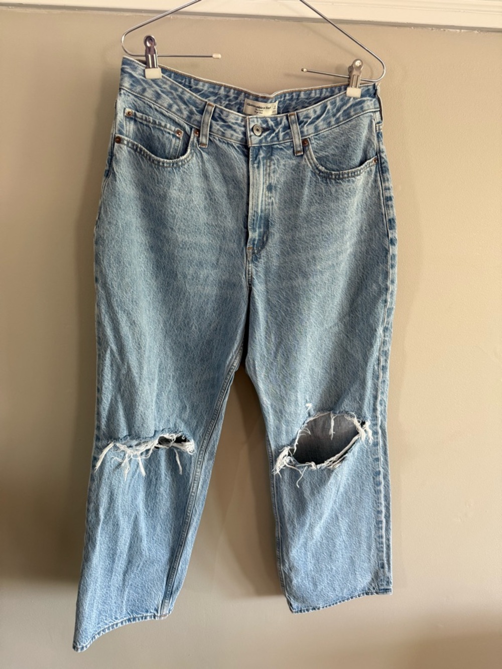 Abercrombie & Fitch Loose High Rise jeans curve love